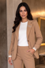 Dámske športovo-elegantné sako Megi Collection béžové MIN MIN.