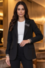 Dámske športovo-elegantné sako Megi Collection čierne MIN MIN.
