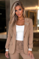 Dámske športovo-elegantné sako Megi Collection béžové MIN MIN.