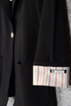 Dámske športovo-elegantné sako Megi Collection čierne.