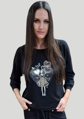 Megi Collection mikina čierna žena.
