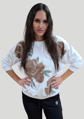 Megi Collection mikina “Jemný kvet”