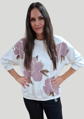 Megi Collection mikina “Jemný kvet”