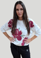 Megi Collection mikina “Jemný kvet”