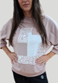 Megi Collection mikina “Patch Art” lila.
