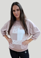 Megi Collection mikina “Patch Art” lila.
