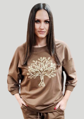 Megi Collection mikina strom života čokoládová.