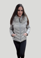 Zimná bunda LAURA s kapucňou šedá.