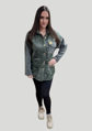 Dámsky kabát FLORA zelený.