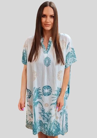 Dámske šaty palma mint.
