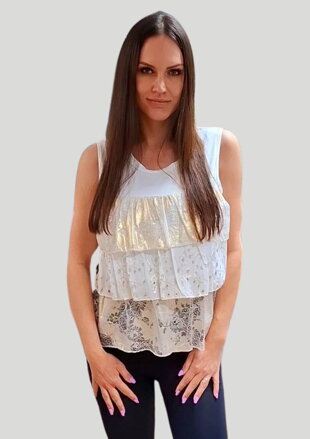 Dámske tielko DIAMOND biele.