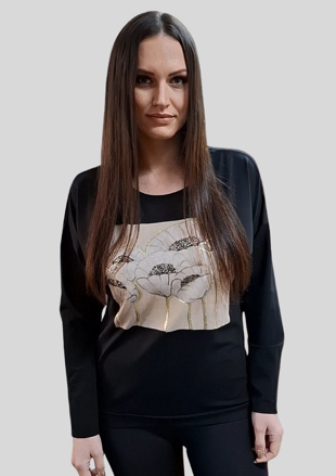 Dámske tričko čierne.