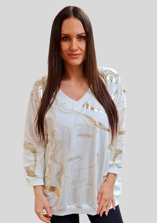 Dámska mikina MEGI biela.