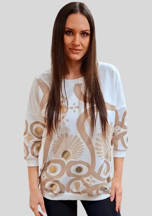 Dámska mikina MEGI biela.