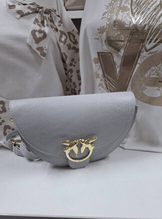 Dámska crossbody kabelka šedá.