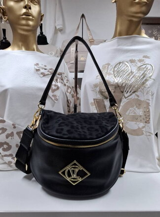 Dámska crossbody kabelka M6600 čierna.