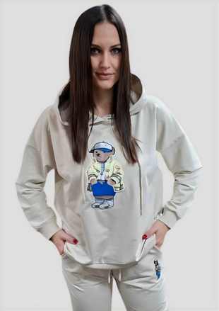 Megi Collection tepláková súprava “maco” smotanová.