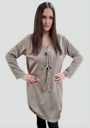 Dámske šaty BELLA béžové.