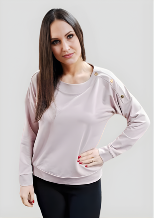 Megi Collection mikina lila.