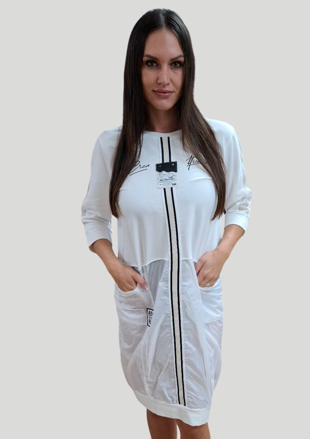 Dámske šaty MEGI biele.