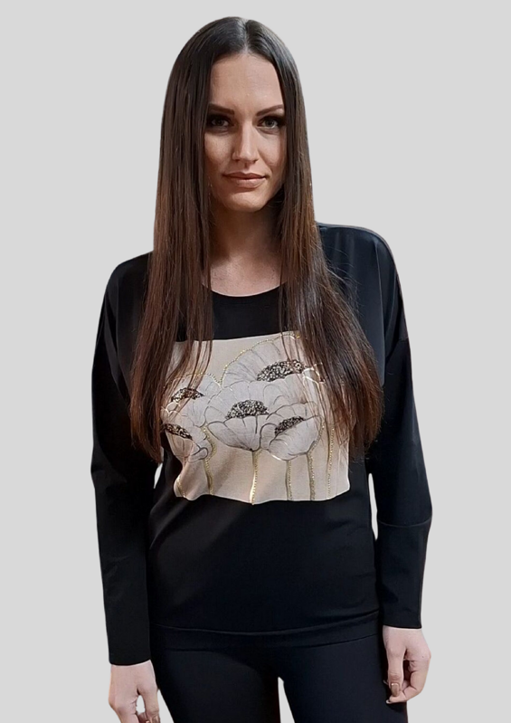 Dámske tričko čierne. Dámske tričko čierne.