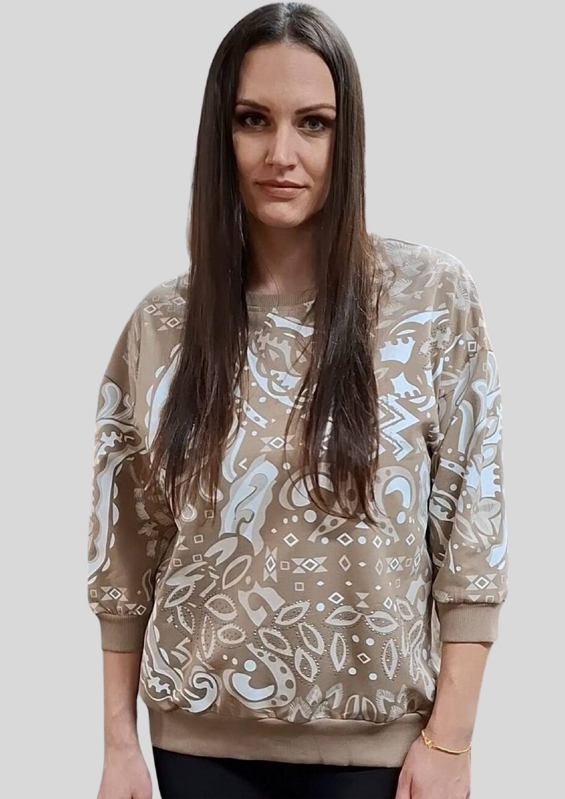 Dámska mikina MEGI béžová. Dámska mikina MEGI béžová.