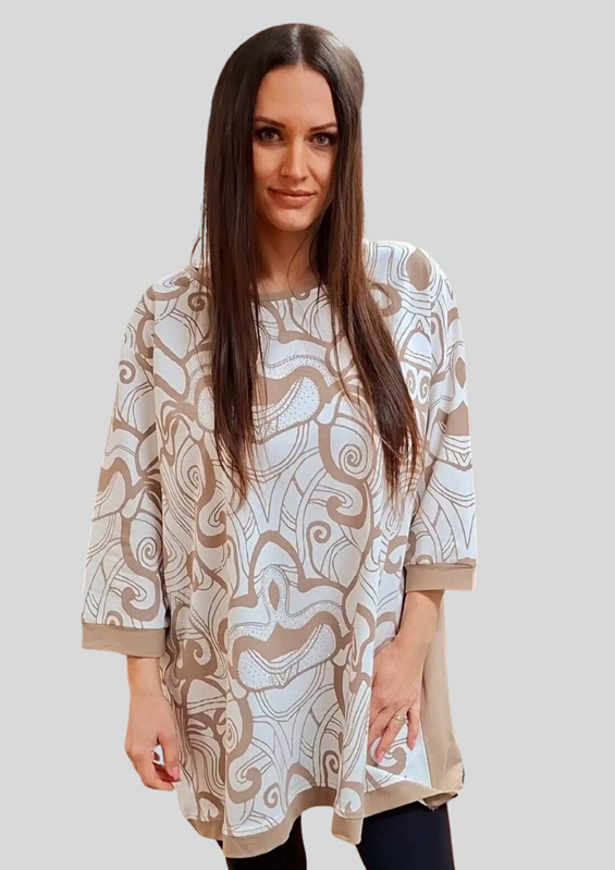 Dámska tunika MEGI béžová. Dámska tunika MEGI béžová.