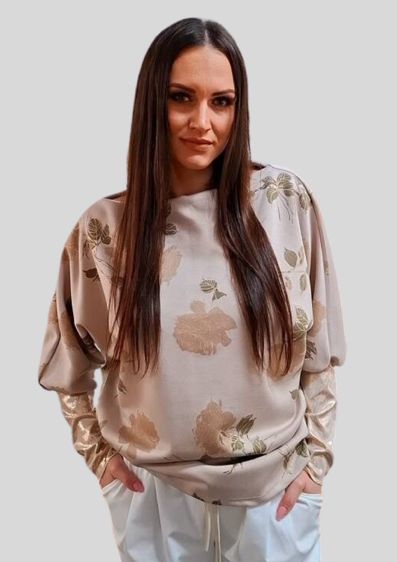 Elegantná tunika béžová.
