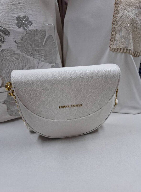 Crossbody kabelka Enrico Coveri biela. Crossbody kabelka Enrico Coveri biela.
