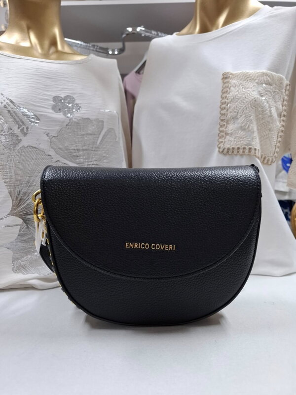 Crossbody kabelka Enrico Coveri čierna. Crossbody kabelka Enrico Coveri čierna.
