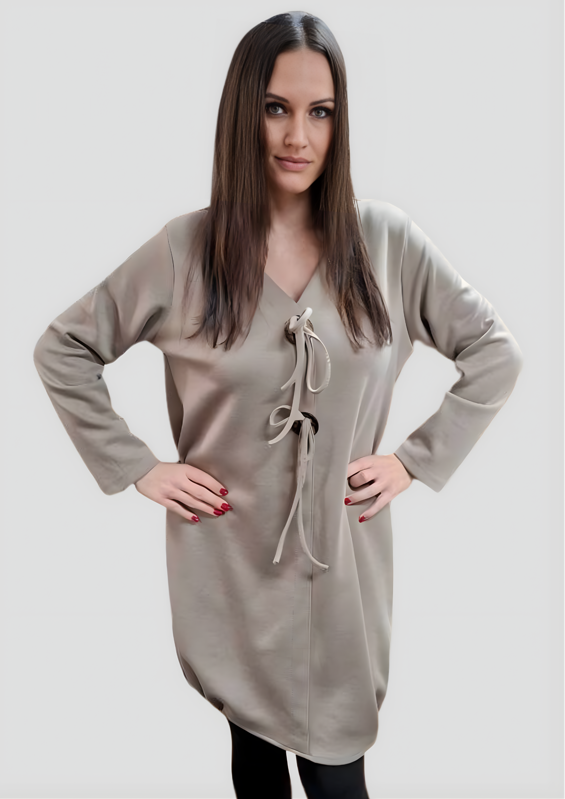 Dámske šaty BELLA béžové.