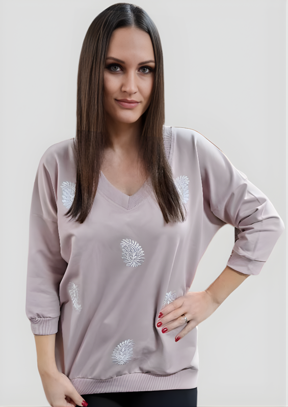 Megi Collection mikina lila.