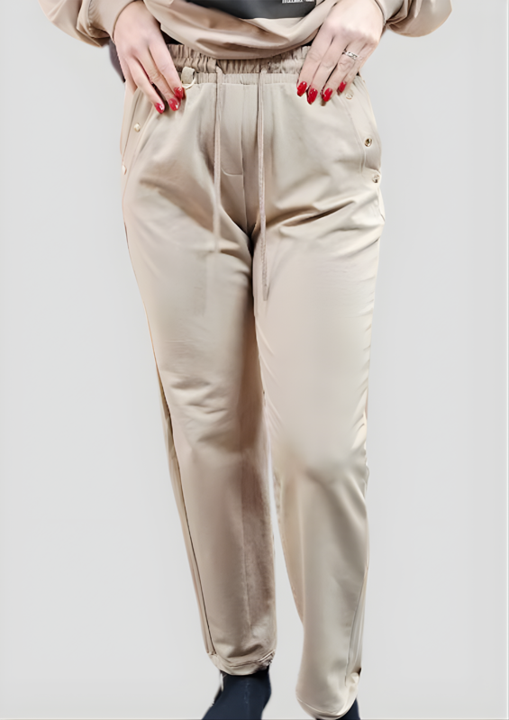 Megi Collection tepláky  béžové.