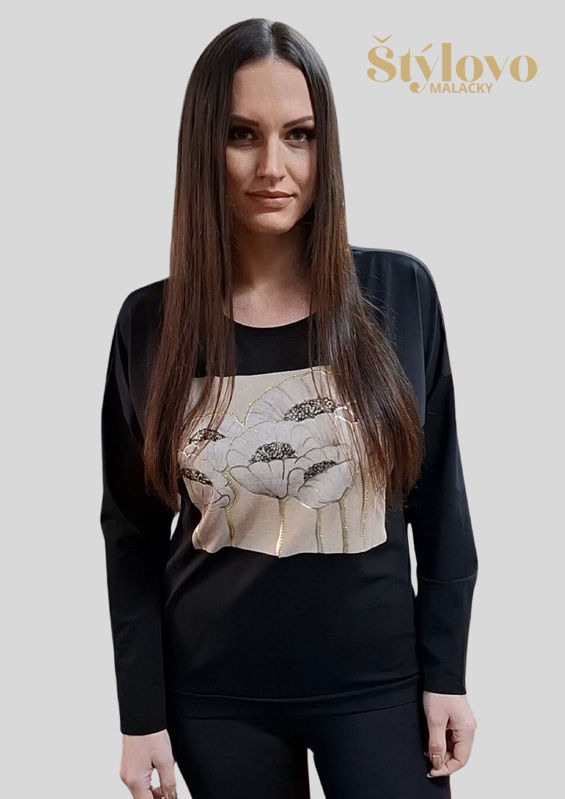 Dámske tričko čierne. Dámske tričko čierne.