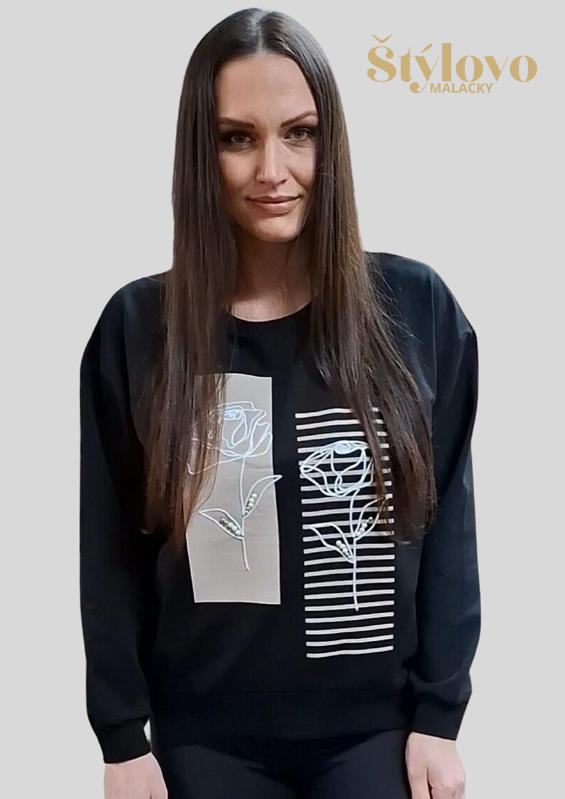 Dámska mikina čierna Dámska mikina čierna