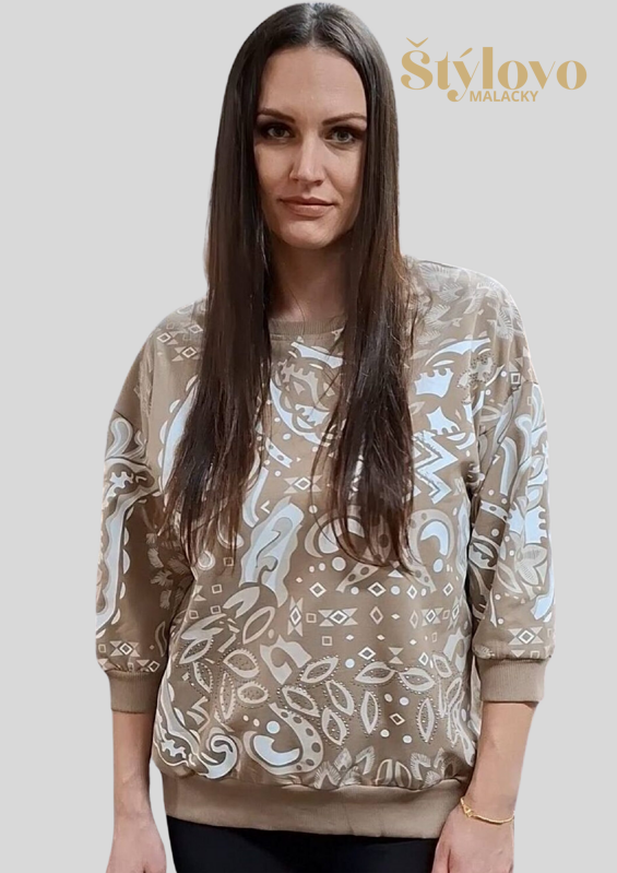 Dámska mikina MEGI béžová. Dámska mikina MEGI béžová.