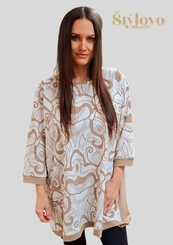 Dámska tunika MEGI béžová. Dámska tunika MEGI béžová.