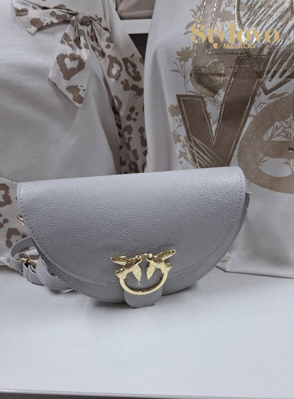 Dámska crossbody kabelka šedá. Dámska crossbody kabelka šedá.