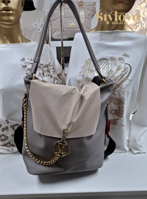 Dámska crossbody kabelka šedá. Dámska crossbody kabelka šedá.