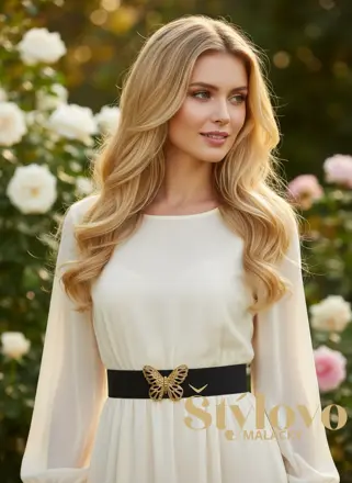 Dámsky opasok Motýľ čierny.