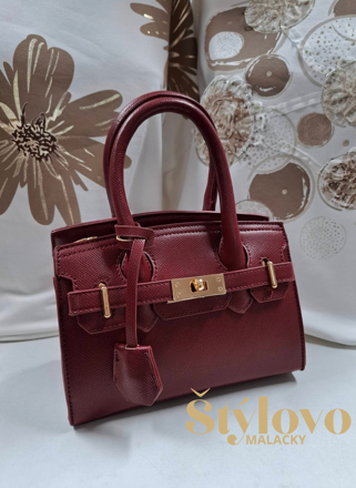 Kabelka "RITA" mini crossbody bordová.