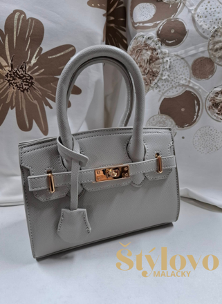 Kabelka "RITA" mini crossbody šedá.