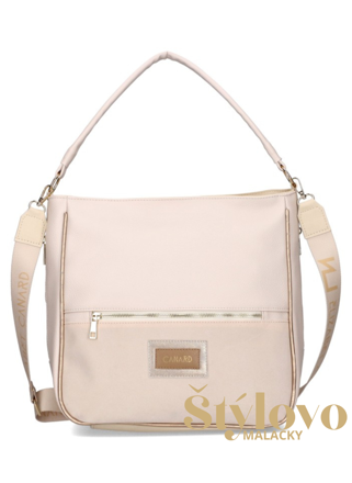 Dámska kabelka Elizabeth Canard smotanová.