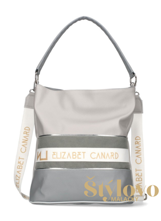 Dámska kabelka Elizabeth Canard šedá.