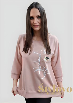 Megi Collection mikina marhuľová. 