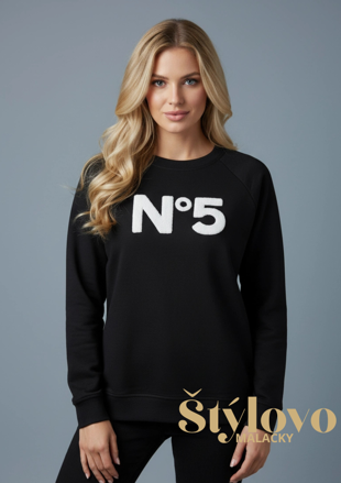Dámska mikina N5 čierna.