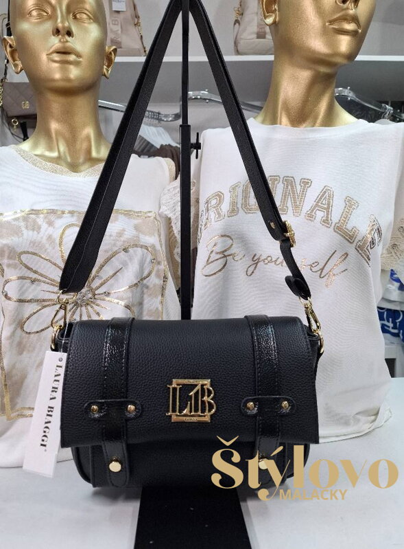 Kabelka LAURA BIAGGI čierna.