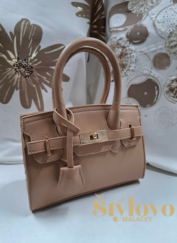 Kabelka "RITA" mini crossbody béžová.