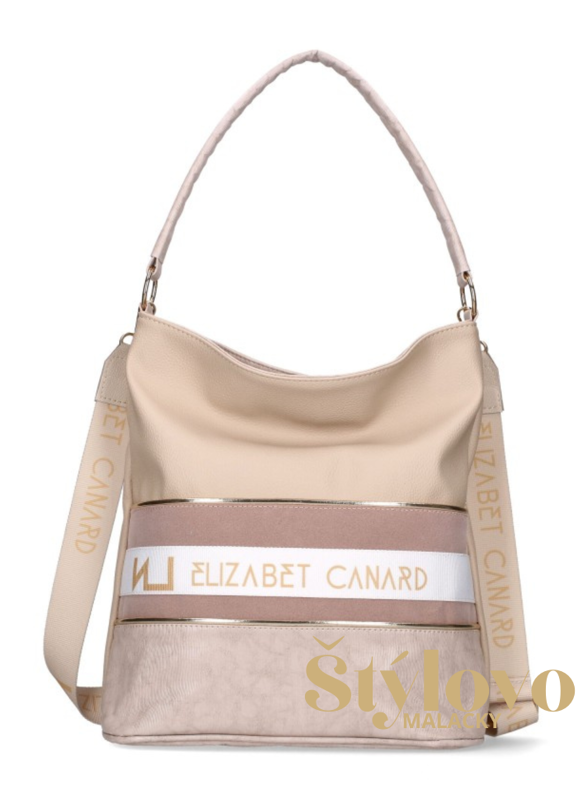 Dámska kabelka Elizabeth Canard smotanová.