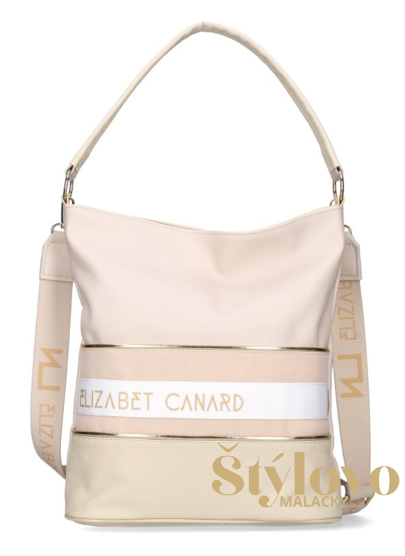 Dámska kabelka Elizabeth Canard smotanová.